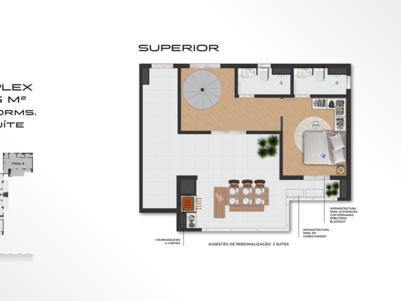 Apartamento novo a venda | 55 metros | Massaguaçu