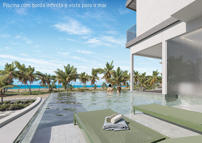 Apartamento novo a venda | 72 metros | Vista mar e montanha | Aruan