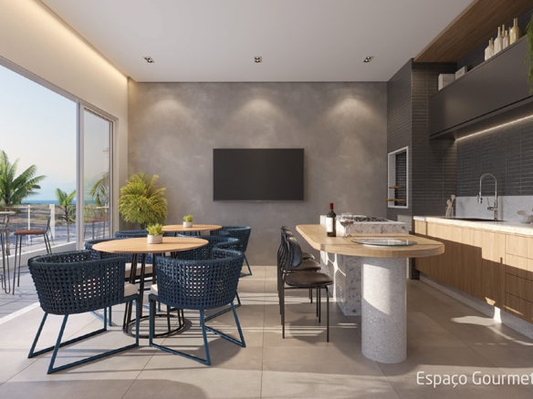 Apartamento novo a venda | 72 metros | Vista mar e montanha | Aruan