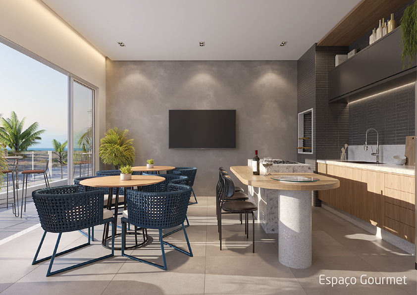Apartamento novo a venda | 72 metros | Vista mar e montanha | Aruan