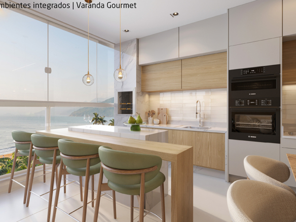 Apartamento novo a venda | 72 metros | Vista mar e montanha | Aruan