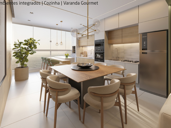 Apartamento novo a venda | 72 metros | Vista mar e montanha | Aruan