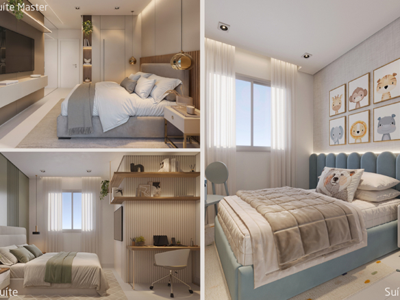 Apartamento novo a venda | 72 metros | Vista mar e montanha | Aruan