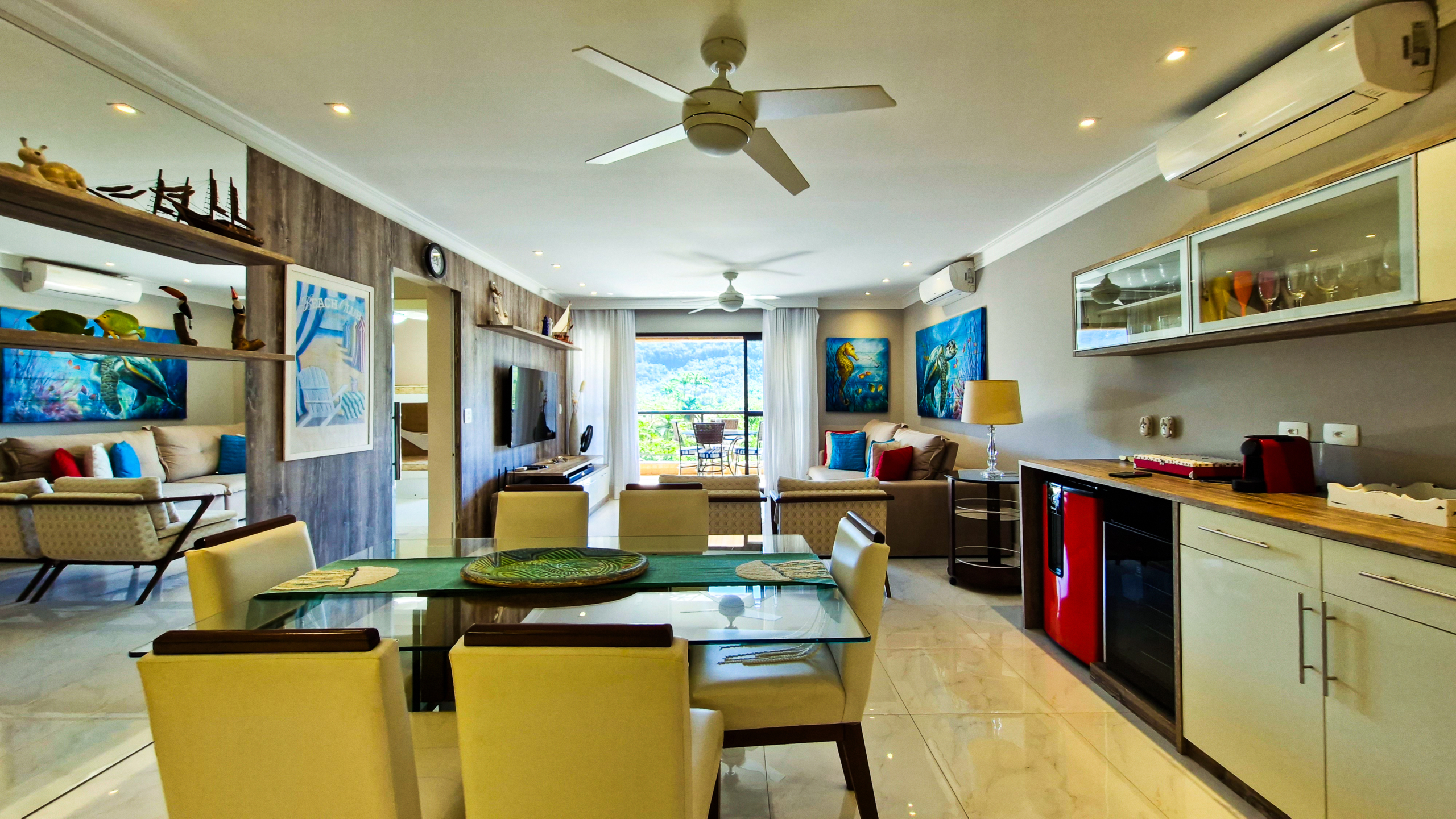 Apartamento para locação, no Condomínio Ilhas Canárias, Praia da Tabatinga, 2 quartos, com 110 m².