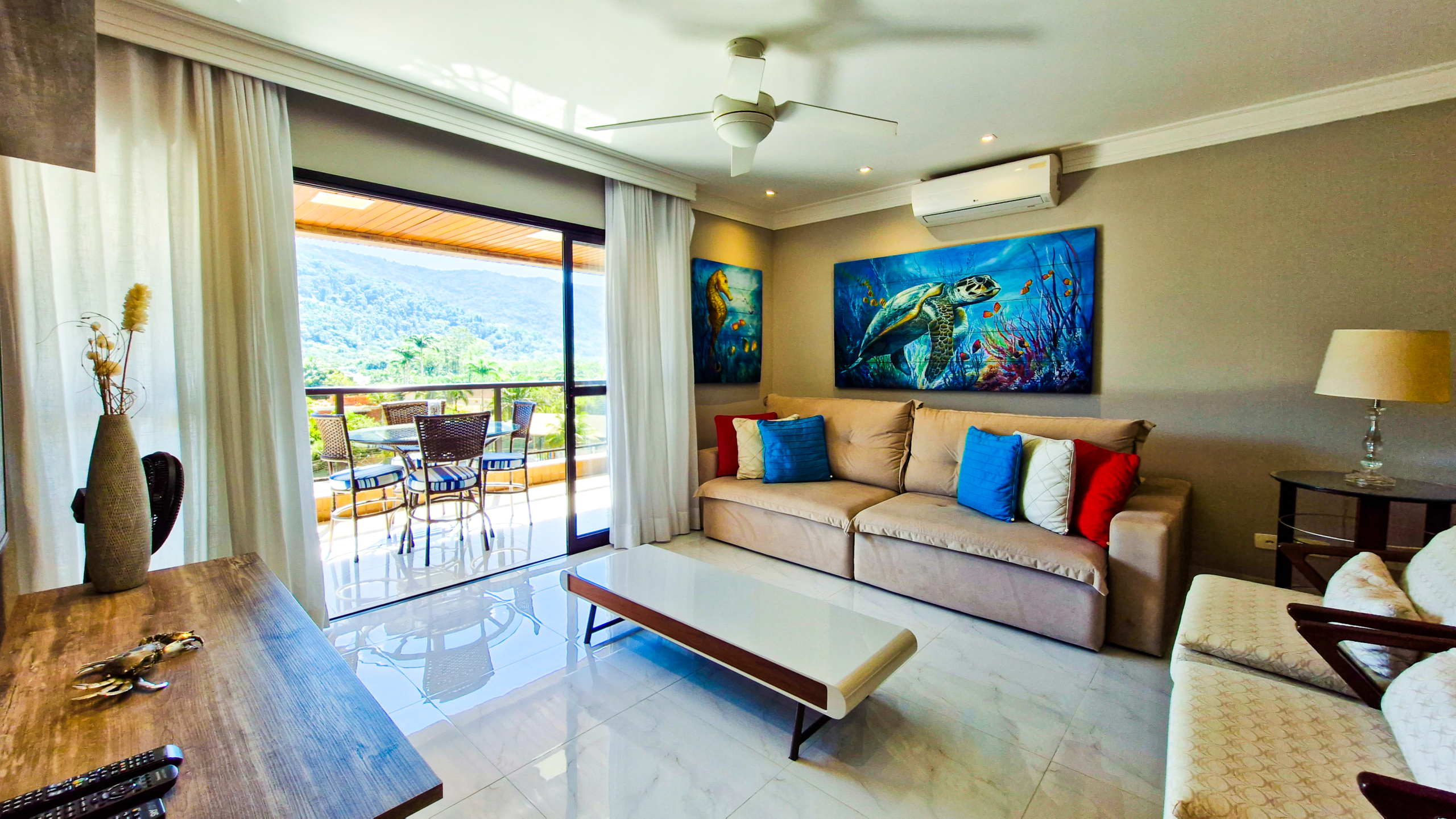Apartamento para locação, no Condomínio Ilhas Canárias, Praia da Tabatinga, 2 quartos, com 110 m².
