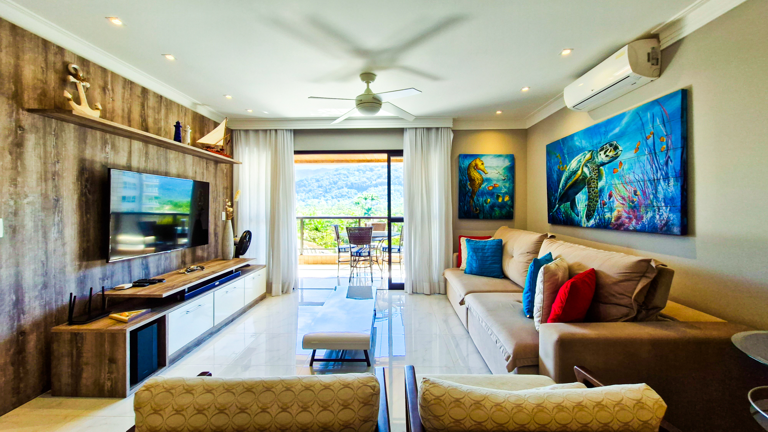 Apartamento para locação, no Condomínio Ilhas Canárias, Praia da Tabatinga, 2 quartos, com 110 m².