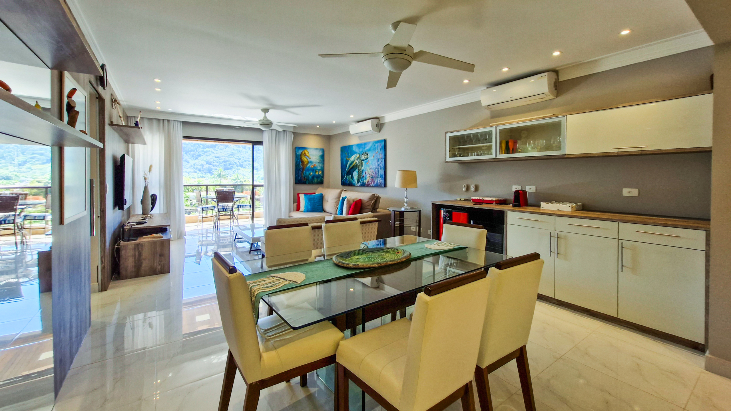 Apartamento para locação, no Condomínio Ilhas Canárias, Praia da Tabatinga, 2 quartos, com 110 m².