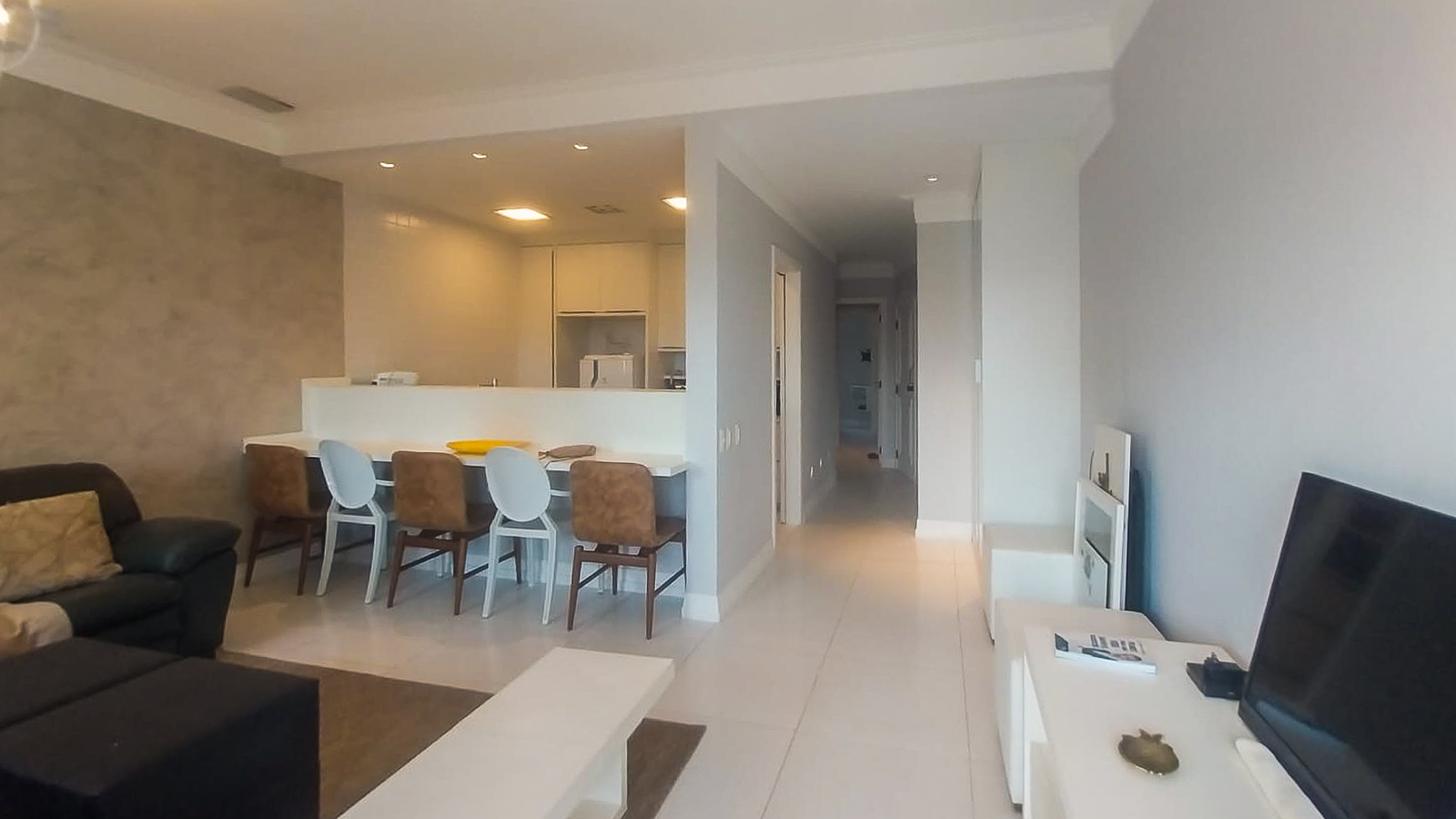 Apartamento no Condomínio Costa Verde Tabatinga, As Gaivotas com 1 quarto, na Praia de Tabatinga com 61m²